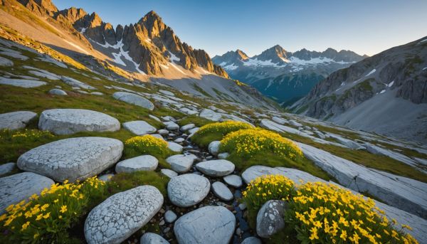 Flore et faune sauvage des massifs rocheux