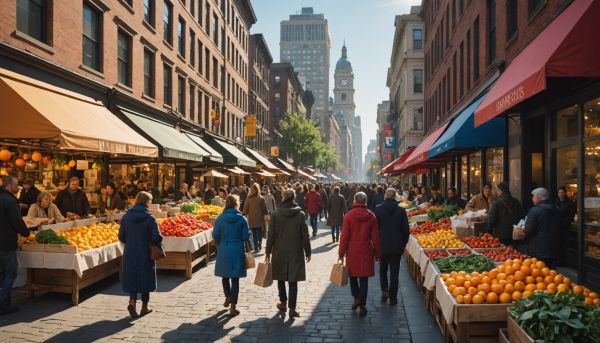 Le marché local au cœur de l'agglomération