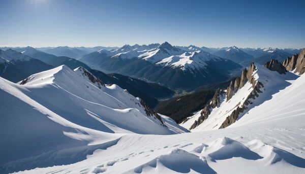 Sommets enneigés et grands espaces de liberté