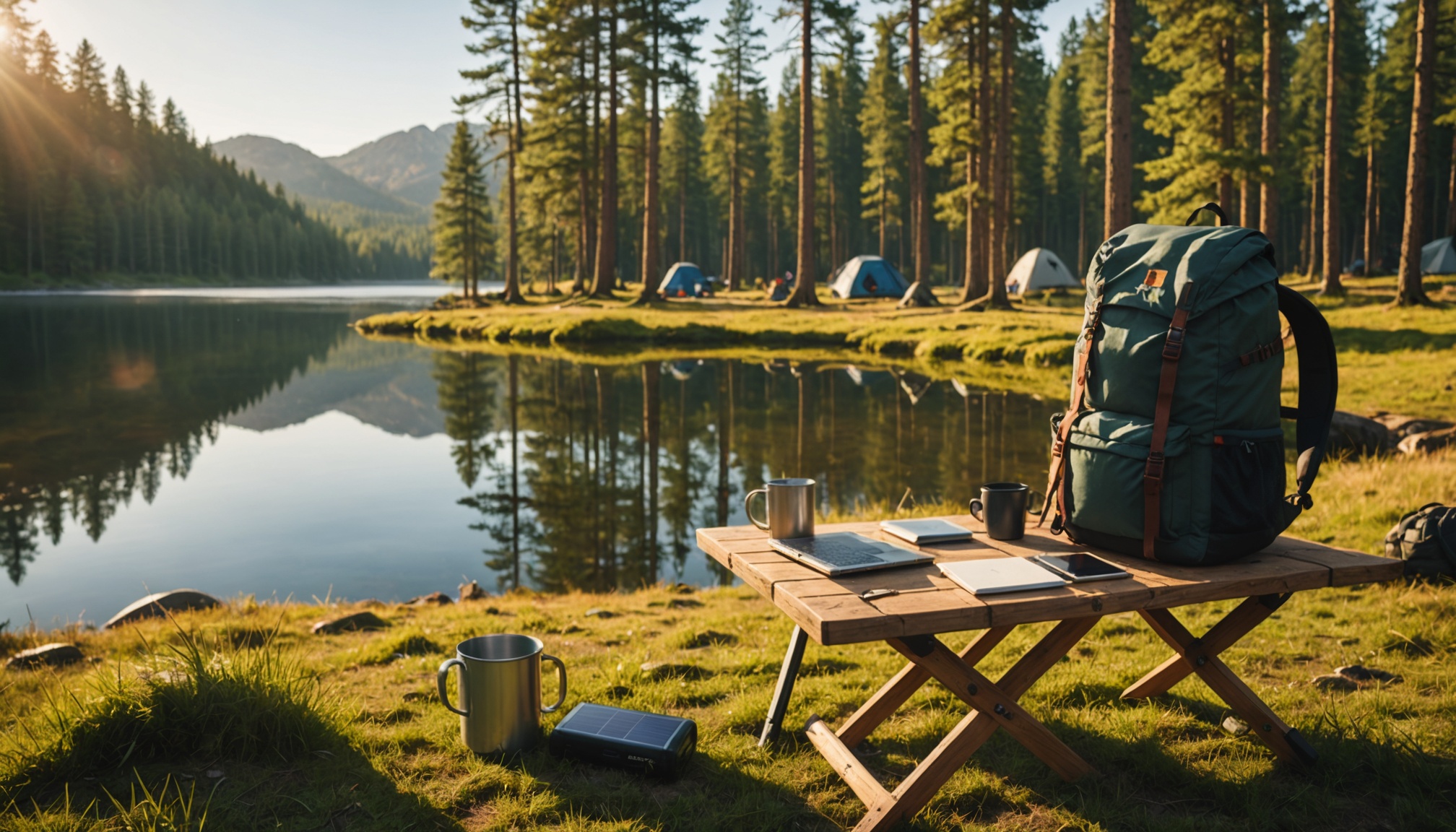 Télétravail et camping : concilier vacances et connexion