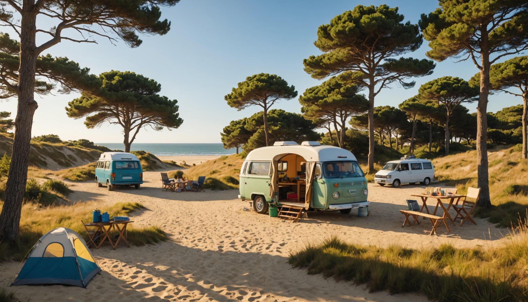 Vacances en camping près de l’océan en vendée